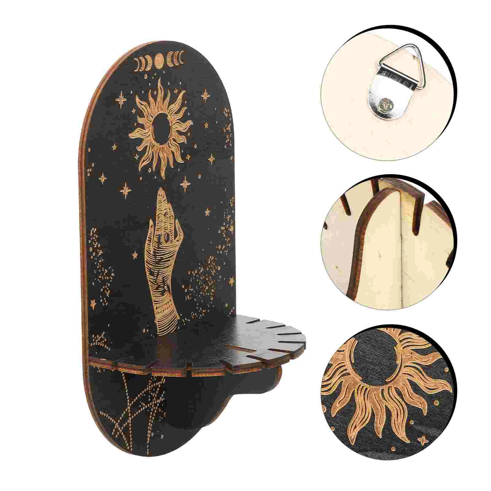 Crystal Shelf Display Stand Holder Wall Moon Wiccan Wooden Base Rack Supplies Mount Decoration Crystals Phase Hanging Stones
Crystal Shelf Display Stand Holder Wall Moon Wiccan Wooden Base Rack Supplies Mount Decoration Crystals Phase Hanging Stones