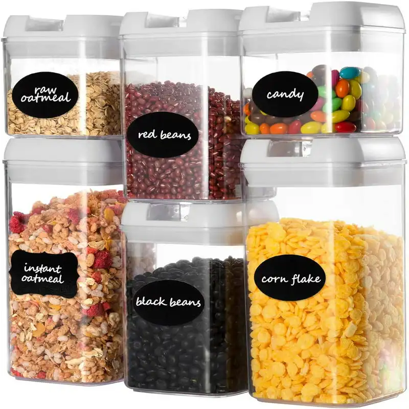 Food Storage Containers Set, Kitchen Pantry Organization and Storage with Easy Lock Lids, 6 PCS
Food Storage Containers Set, Kitchen Pantry Organization and Storage with Easy Lock Lids, 6 PCS