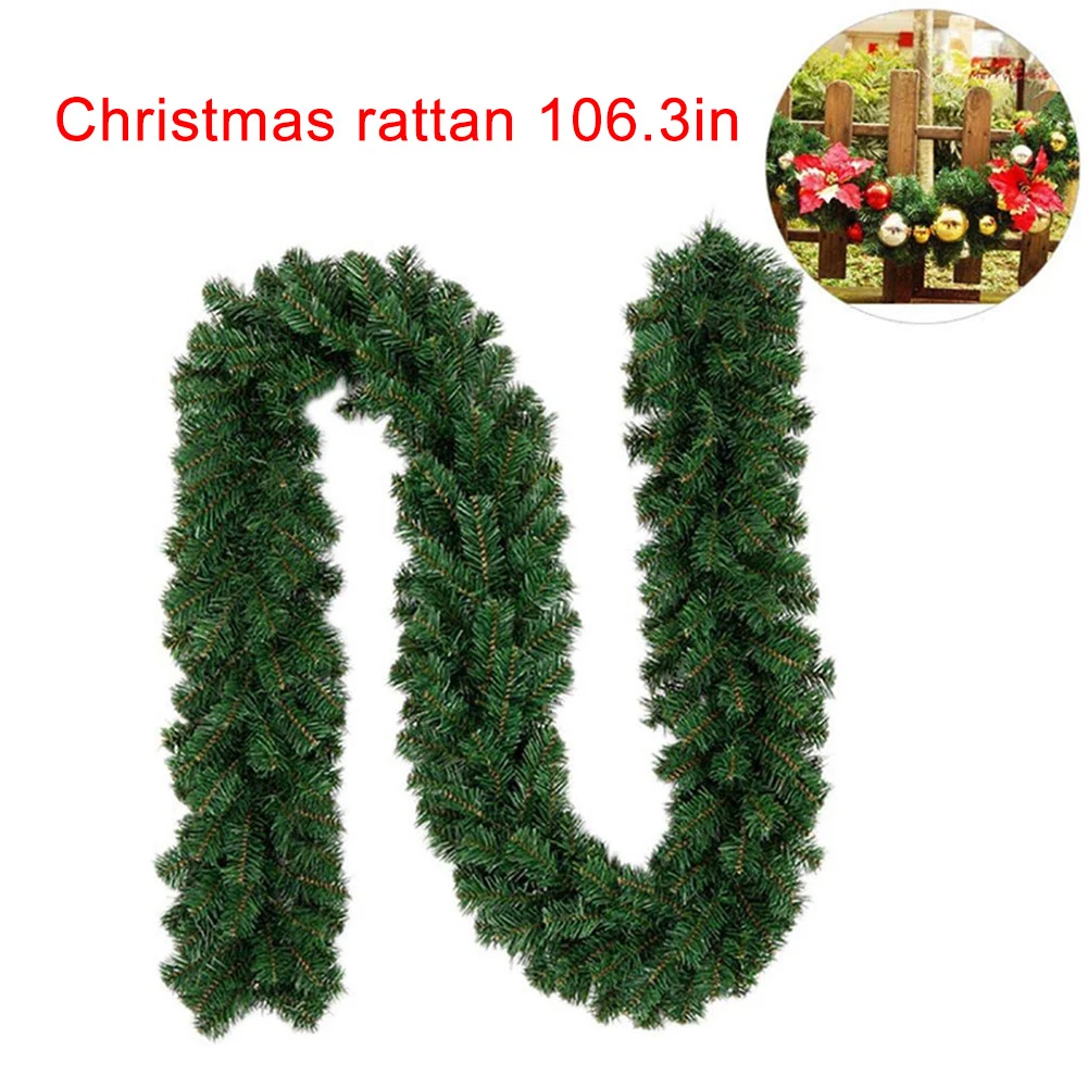 2023 Christmas LED Garland Decoration Rattan PVC Encryption Garland Festive DIY Matching Accessories Exquisite 2.7m/106inch
2023 Christmas LED Garland Decoration Rattan PVC Encryption Garland Festive DIY Matching Accessories Exquisite 2.7m/106inch