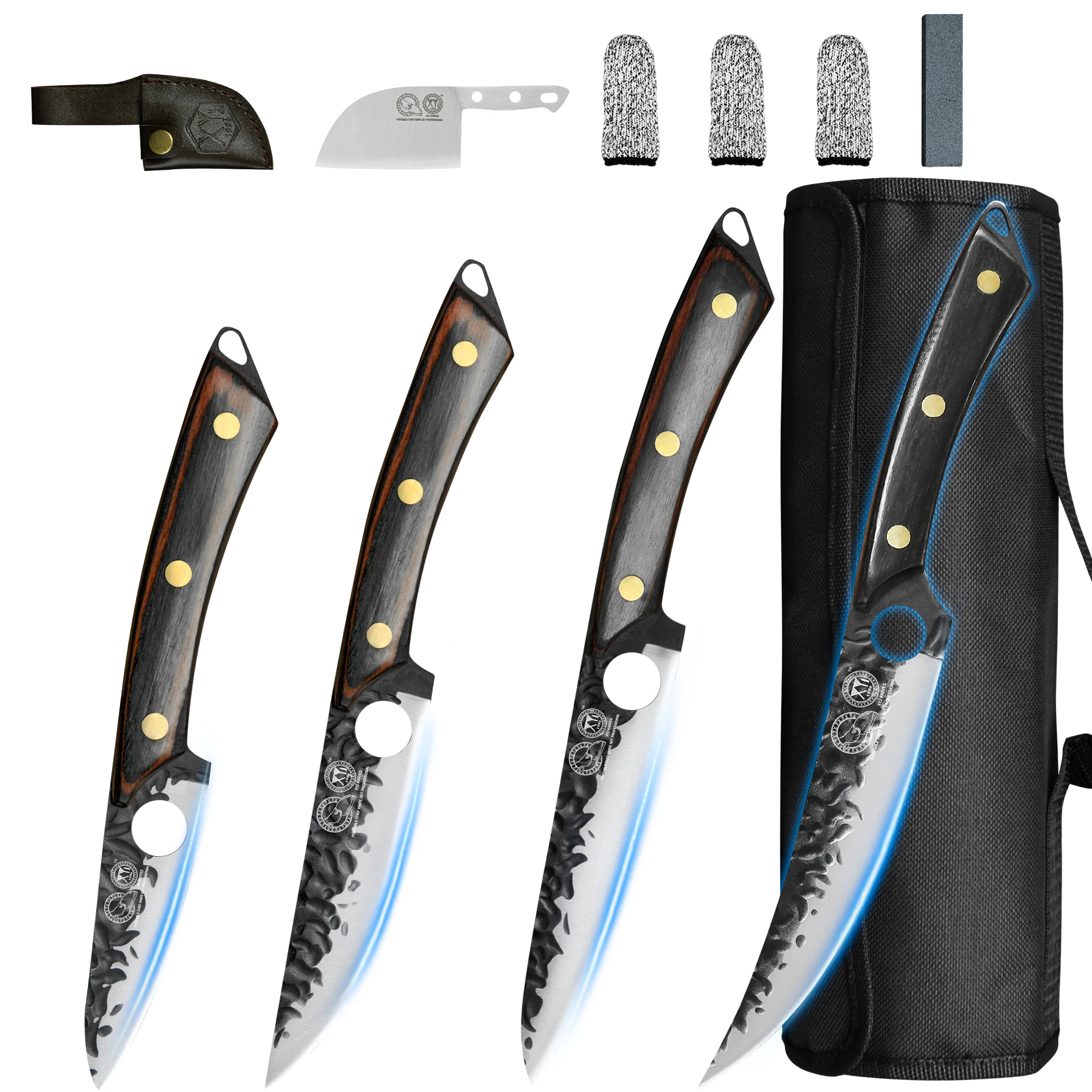 XYj Kitchen Knives Set 4 Pieces Stainless Steel Slicing Carving Boning Paring Knife Tools With Roll Bag Portable Camping Outdoor
XYj Kitchen Knives Set 4 Pieces Stainless Steel Slicing Carving Boning Paring Knife Tools With Roll Bag Portable Camping Outdoor