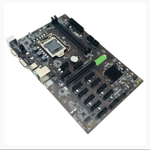 Материнская плата B250 для майнинга BTC, материнская плата с поддержкой LGA1151 DDR4, максимум 16 ГБ, 12 PCIE GPU для майнинга ETH, материнская плата для майн...
Материнская плата B250 для майнинга BTC, материнская плата с поддержкой LGA1151 DDR4, максимум 16 ГБ, 12 PCIE GPU для майнинга ETH, материнская плата для майн...