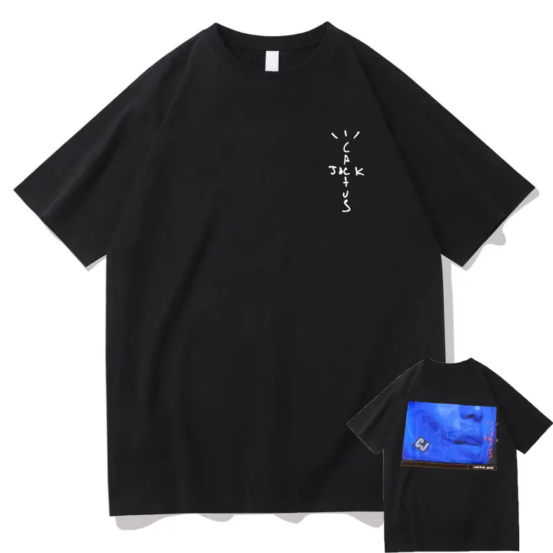 Cactus Jack Trend Print Tee Regular Mens Pure Cotton Streetwear Hip Hop Rapper Men Women Mob Travis Scott T-shirts Short Sleeve
Cactus Jack Trend Print Tee Regular Mens Pure Cotton Streetwear Hip Hop Rapper Men Women Mob Travis Scott T-shirts Short Sleeve