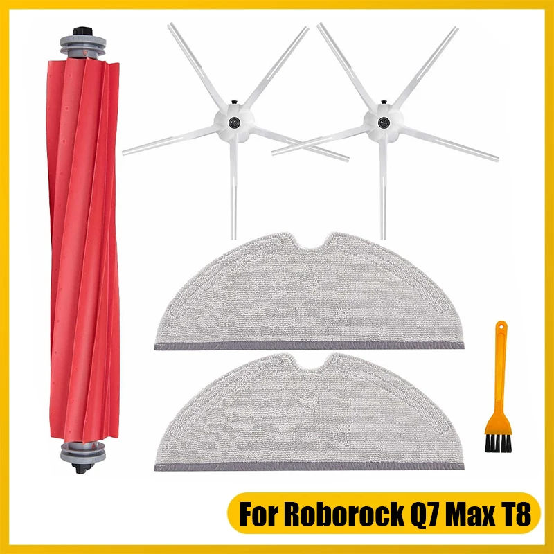 Аксессуары для робота-пылесоса Xiaomi Roborock Q7 Max T8, основная щетка, боковая щетка, Hepa фильтр, Швабра, тряпка, сменные детали
Аксессуары для робота-пылесоса Xiaomi Roborock Q7 Max T8, основная щетка, боковая щетка, Hepa фильтр, Швабра, тряпка, сменные детали