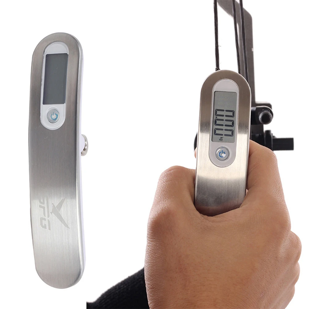 Versatile Archery Bow Scale 110lb Peak Hold Weight Measurement LED Display and Tough Stainless Steel Hook Head
Versatile Archery Bow Scale 110lb Peak Hold Weight Measurement LED Display and Tough Stainless Steel Hook Head