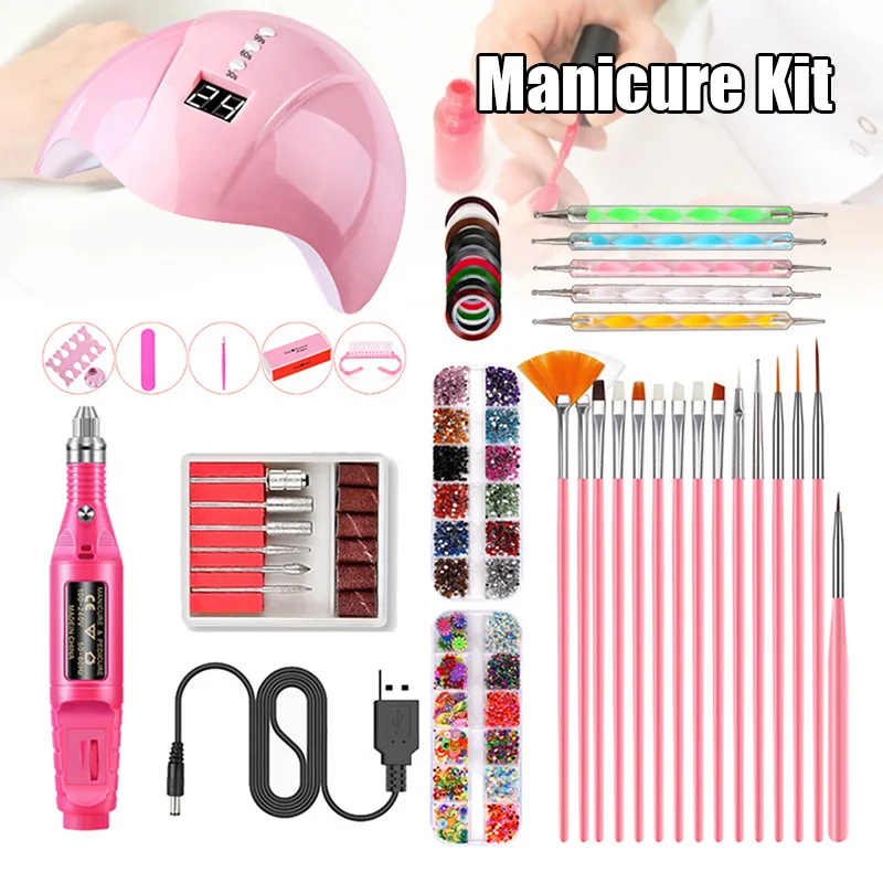 Nail tool set A full set of beginner nail lamps Portable UV Lamp LED Dry Nail Kit Nail Art Manicure Set Acrylic Nail Tools
Nail tool set A full set of beginner nail lamps Portable UV Lamp LED Dry Nail Kit Nail Art Manicure Set Acrylic Nail Tools