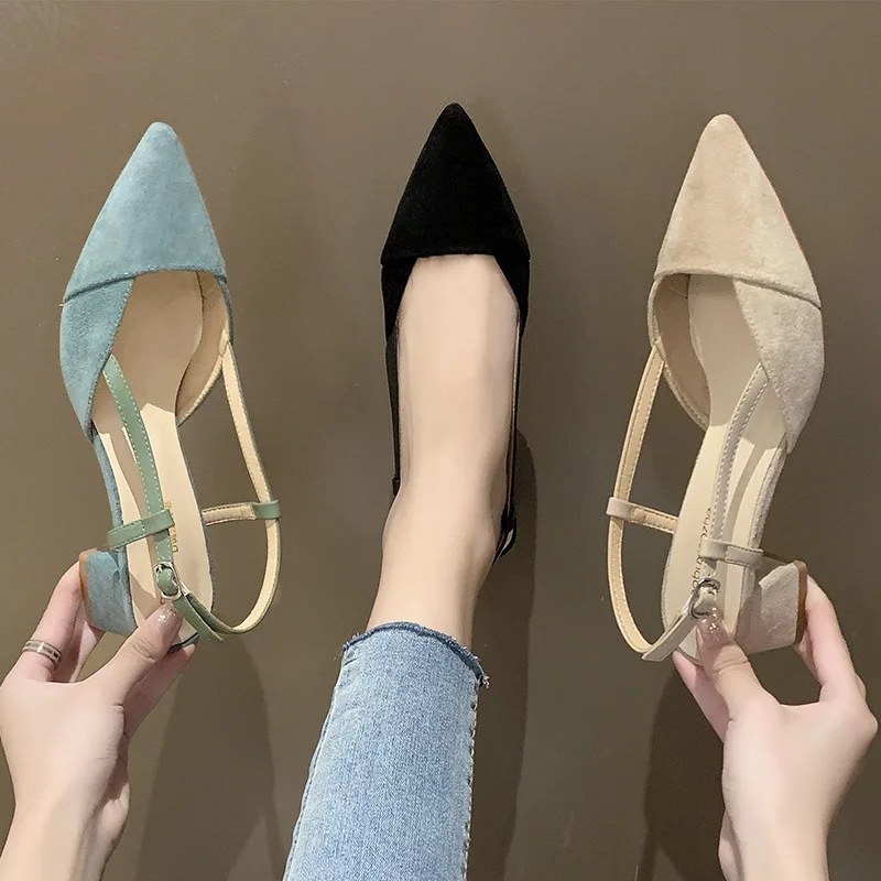 Comfort Shoes for Women 2022 Sandals Summer Heels Med Suit Female Beige Buckle Strap Shallow Mouth New Velvet Girls Medium Close
Comfort Shoes for Women 2022 Sandals Summer Heels Med Suit Female Beige Buckle Strap Shallow Mouth New Velvet Girls Medium Close