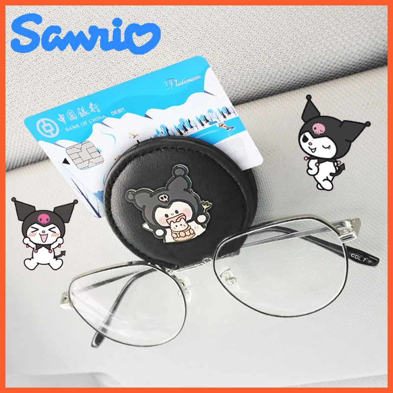 Sanrio Kawaii Kuromi автомобильный козырек держатель очков Pachacco магнитный держатель солнцезащитных очков козырек визитная карточка
Sanrio Kawaii Kuromi автомобильный козырек держатель очков Pachacco магнитный держатель солнцезащитных очков козырек визитная карточка