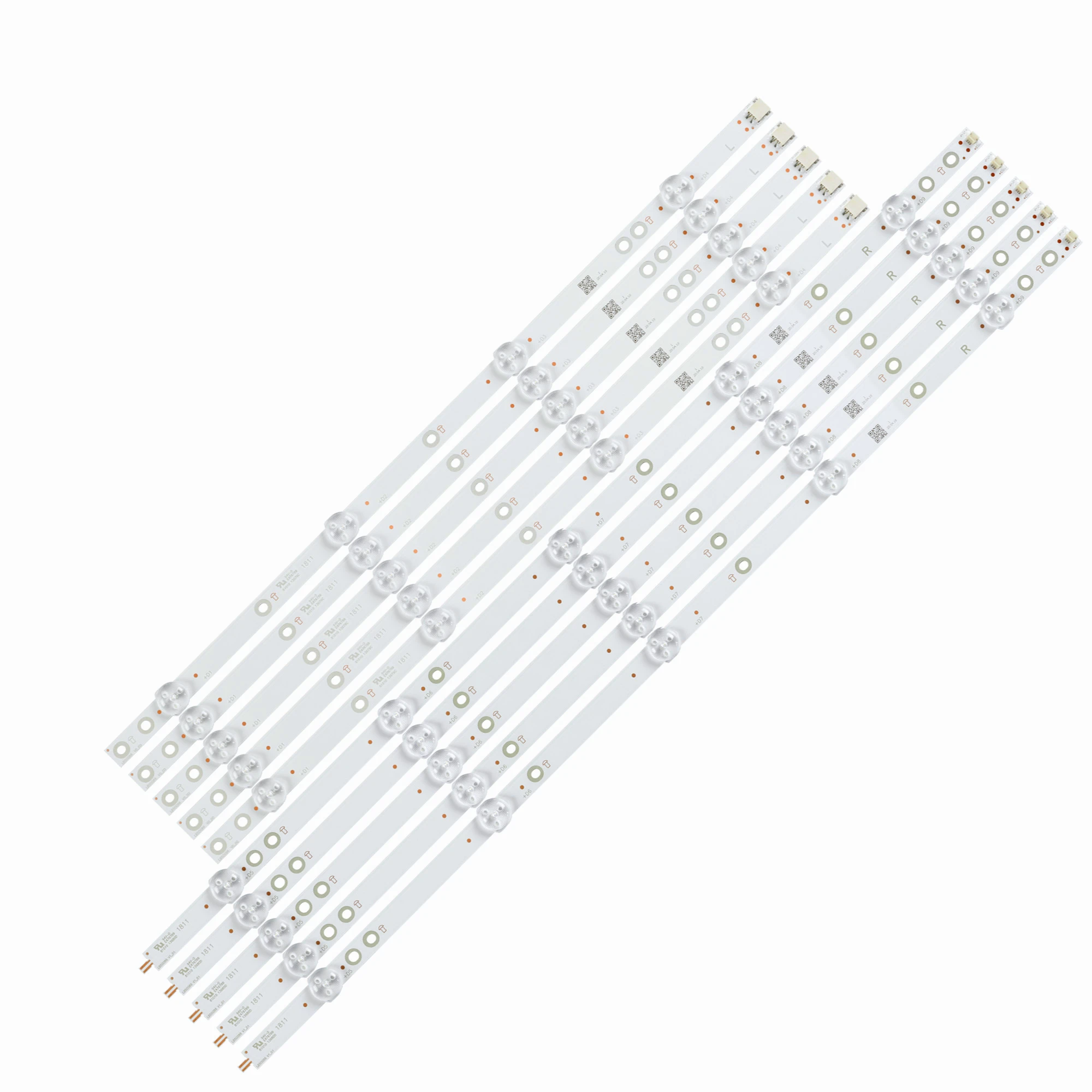 10 pcs/set LED Backlight Strip TPT500U1-QVN03.U REV.S5B0T LBM500M0501-GS-2 50PUS6201/12 50PUS6162/05 14247A 14246A TT5001U
10 pcs/set LED Backlight Strip TPT500U1-QVN03.U REV.S5B0T LBM500M0501-GS-2 50PUS6201/12 50PUS6162/05 14247A 14246A TT5001U