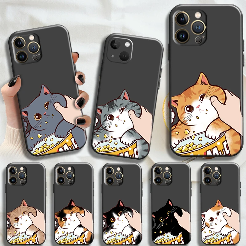 Cute Cat Phone Case for Apple IPhone 13 12 11 Pro Max X XR XS Max 7 8 6 6s Plus 12 13 Mini 2022 Soft TPU Transparent Back Cover
Cute Cat Phone Case for Apple IPhone 13 12 11 Pro Max X XR XS Max 7 8 6 6s Plus 12 13 Mini 2022 Soft TPU Transparent Back Cover