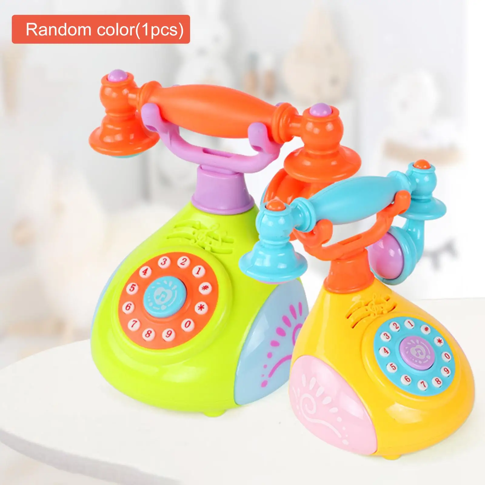 Cartoon Baby Toy Phone Educational Toys Early Developmental Toy with Music Electric Telephone Toy Toddlers
Cartoon Baby Toy Phone Educational Toys Early Developmental Toy with Music Electric Telephone Toy Toddlers