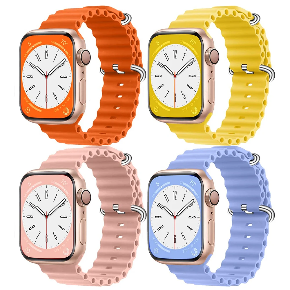 Sport Ocean 49mm Band For Apple watch Ultra series 8/7 45mm 44mm 40mm 41mm 42mm 38mm Silicone Waterproof iWatch 6 5 4 3 SE Strap
Sport Ocean 49mm Band For Apple watch Ultra series 8/7 45mm 44mm 40mm 41mm 42mm 38mm Silicone Waterproof iWatch 6 5 4 3 SE Strap