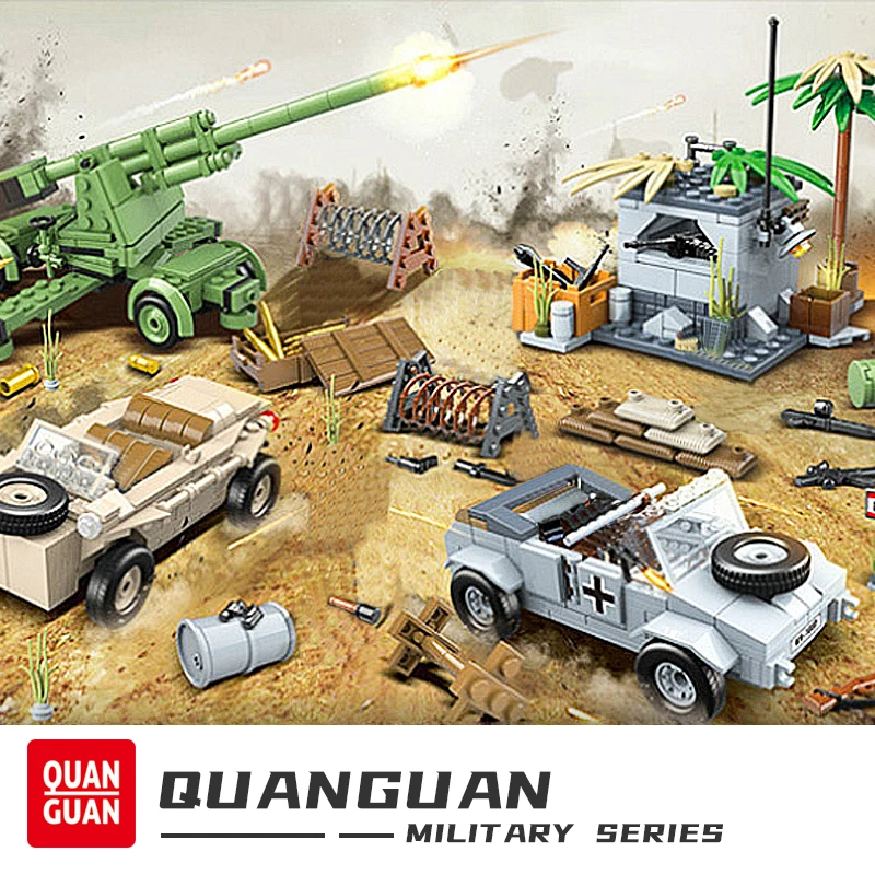 Конструктор WW2 Серии Военного поля боя, бронированный грузовик, ковшовые автомобили, анти-самолет, пистолеты, Howitzers, кирпичи, игрушка для мал...
Конструктор WW2 Серии Военного поля боя, бронированный грузовик, ковшовые автомобили, анти-самолет, пистолеты, Howitzers, кирпичи, игрушка для мал...