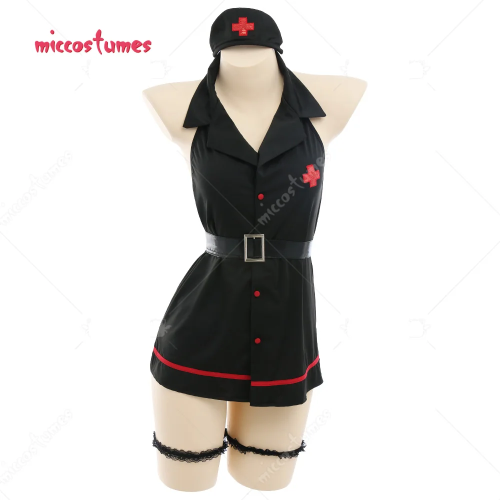Japanese Style Deep V Shape Collar Backless Halter Nurse Uniform Cosplay Costume Outfit Wristband Leg Rings
Japanese Style Deep V Shape Collar Backless Halter Nurse Uniform Cosplay Costume Outfit Wristband Leg Rings