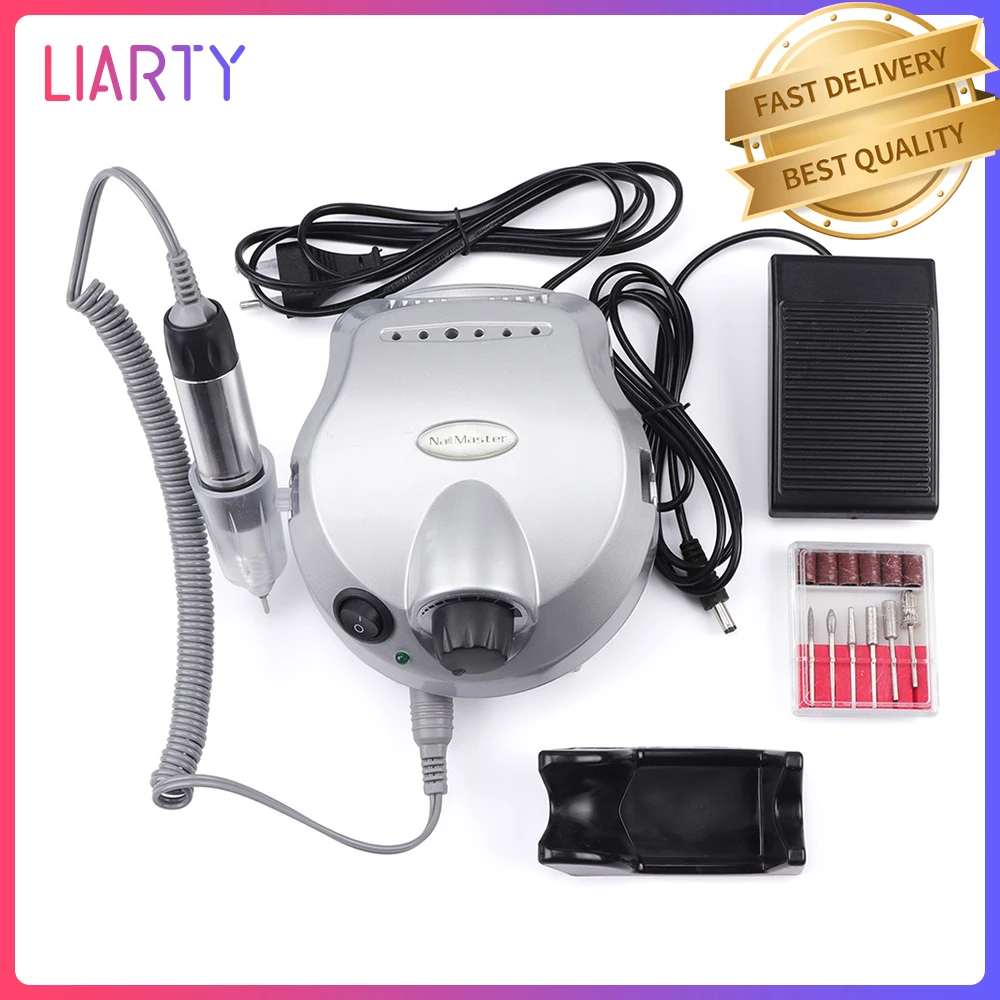 35000RPM Professional Electric Nail Drill Machine With 6PCS Sander Milling Pedicure Manicure Bits Gel Remover Polishing Tools
35000RPM Professional Electric Nail Drill Machine With 6PCS Sander Milling Pedicure Manicure Bits Gel Remover Polishing Tools