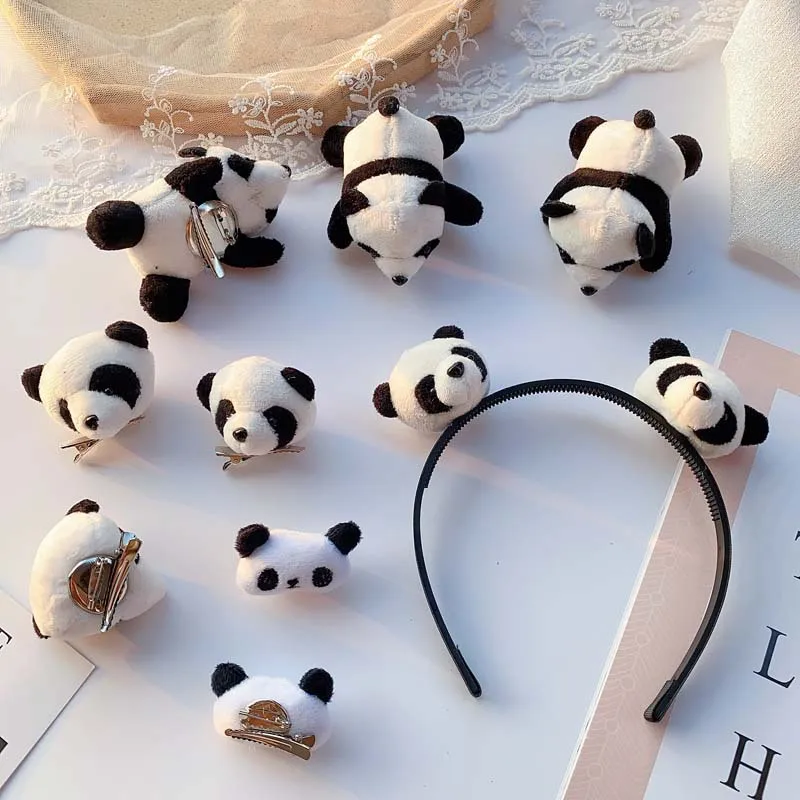 Cute Cartoon Panda Elastic Hair Band Hairpin for Girls Rubber Tie Brooch Hair Pins Clips Hairband Headwear Hair Accessories
Cute Cartoon Panda Elastic Hair Band Hairpin for Girls Rubber Tie Brooch Hair Pins Clips Hairband Headwear Hair Accessories