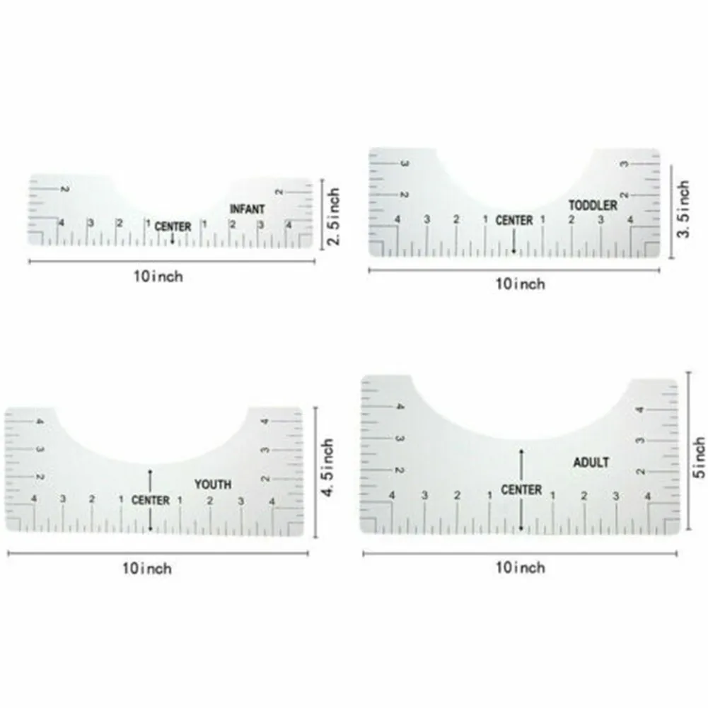 Set T-shirt Ruler T-Shirt Alignment Ruler T-Shirt Guide T-shirt Alignment Tool T-shirt Design Tool Tool 4 Piece Durable New
Set T-shirt Ruler T-Shirt Alignment Ruler T-Shirt Guide T-shirt Alignment Tool T-shirt Design Tool Tool 4 Piece Durable New