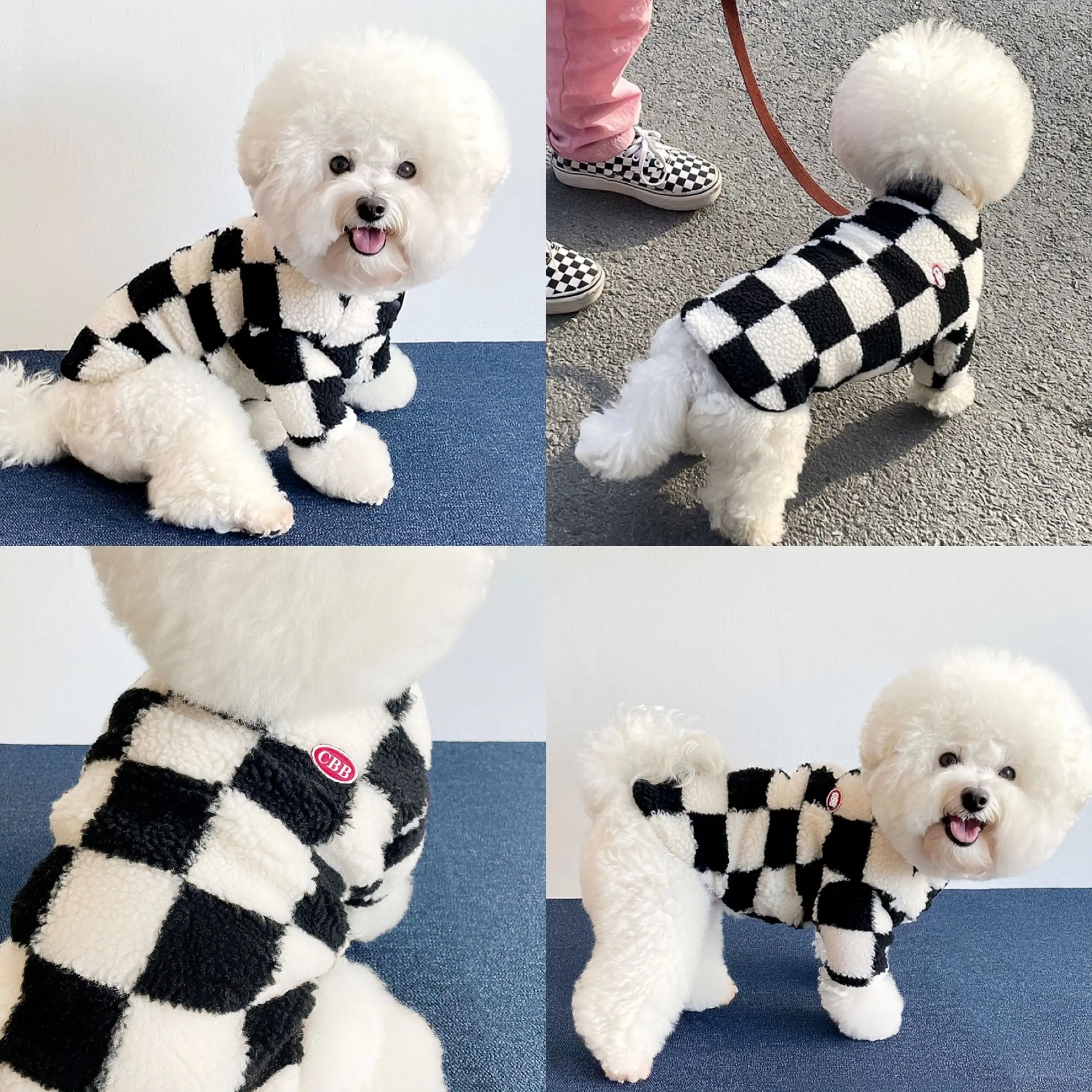Pet Clothes Autumn Winter Medium Small Dog Black White Plaid Checkerboard Warm Sweater Kitten Puppy Fashion Pullover Poodle Pug
Pet Clothes Autumn Winter Medium Small Dog Black White Plaid Checkerboard Warm Sweater Kitten Puppy Fashion Pullover Poodle Pug
