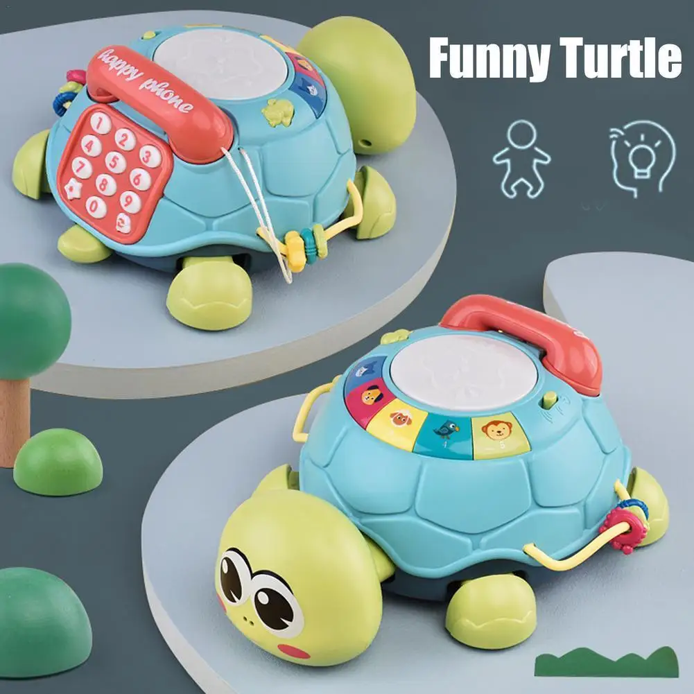 Baby Montessori Telephone Toys Toddler 0-3 Years Old Cartoon Sound and Light Early Learning Crawling Induction Turtle Car Toys
Baby Montessori Telephone Toys Toddler 0-3 Years Old Cartoon Sound and Light Early Learning Crawling Induction Turtle Car Toys