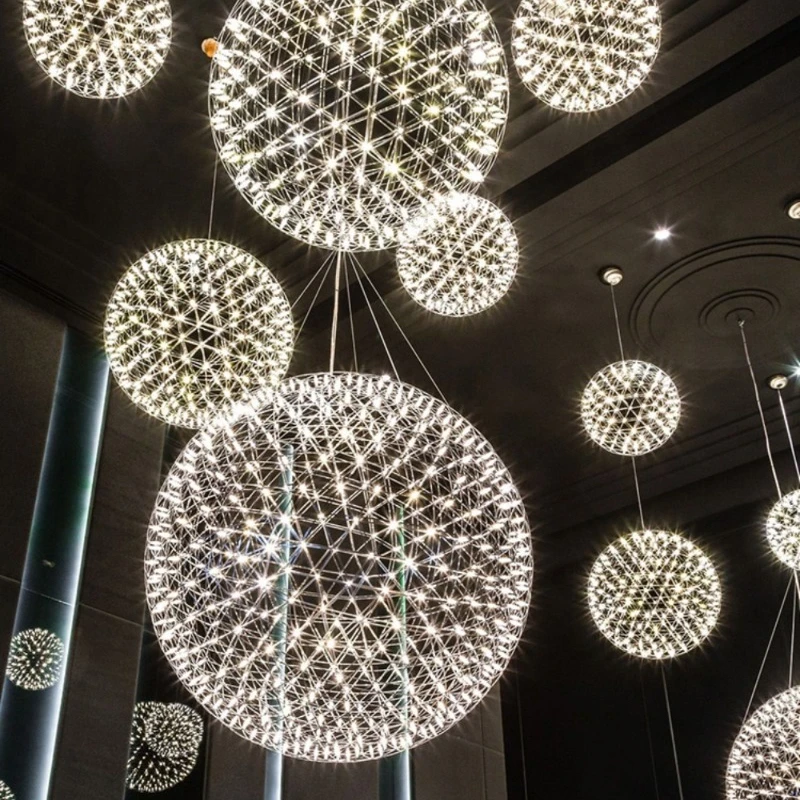 Led Pendant Lamp Creative Restaurant Nordic LED Spark Ball Staircase Firework Starry Modern Living Room Bedroom Chandelier Light
Led Pendant Lamp Creative Restaurant Nordic LED Spark Ball Staircase Firework Starry Modern Living Room Bedroom Chandelier Light
