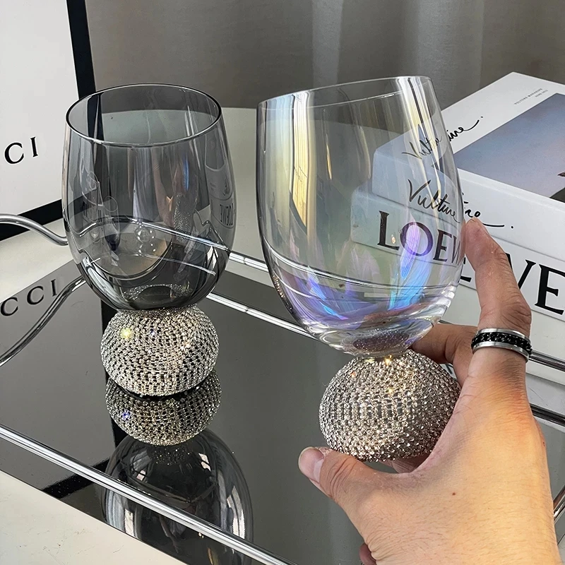 

2 шт. инкрустированные бриллиантами бокалы для вина в европейском стиле бокалы для коктейлей бокалы для шампанского бокалы для виски Станда...