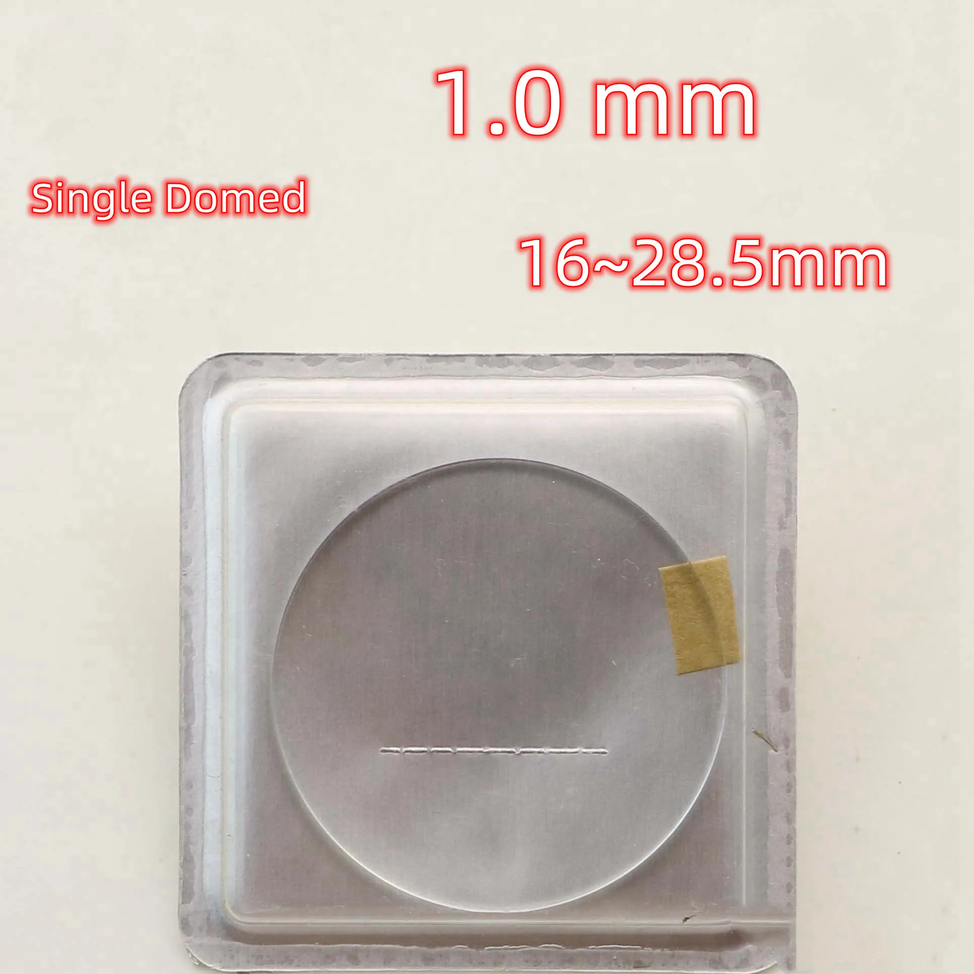 Single Domed Mineral Watch Glass 1.0mm Edge Thickness Round Crystal 26mm-28.5mm Diameter Magnifying Len for Watch Repair YZC9212
Single Domed Mineral Watch Glass 1.0mm Edge Thickness Round Crystal 26mm-28.5mm Diameter Magnifying Len for Watch Repair YZC9212