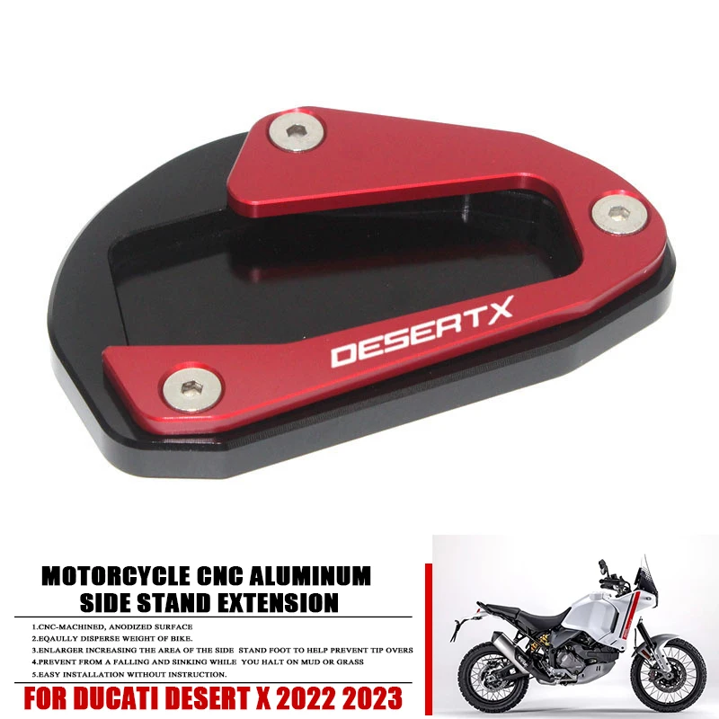 Desert X Motorcycles Side Stand Enlarger Plate Kickstand Enlarge Extension For ducati desertx Desert X 2022 2023
Desert X Motorcycles Side Stand Enlarger Plate Kickstand Enlarge Extension For ducati desertx Desert X 2022 2023