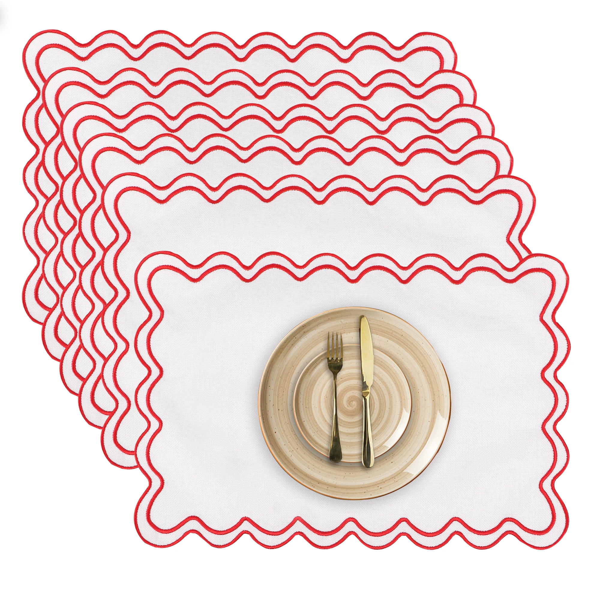 Водостойкие хлопковые и льняные салфетки 13x19 дюймов, волнистая вышивка
Водостойкие хлопковые и льняные салфетки 13x19 дюймов, волнистая вышивка