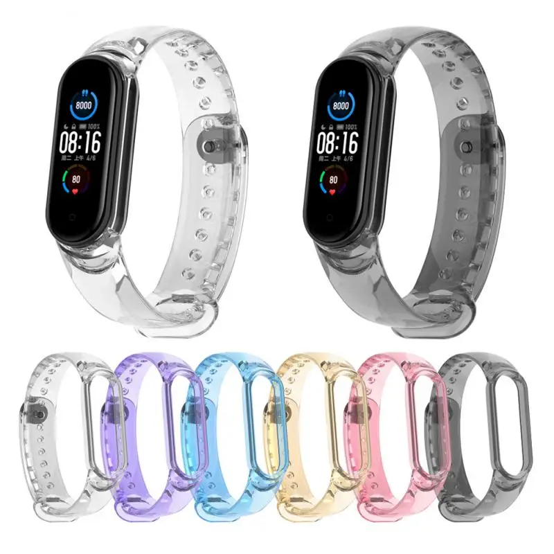 Tpu Transparent Watchband Thickened Discolor Strap Replacement Wristband For Xiaomi Bracelet 3/4 Sweatproof Waterproof
Tpu Transparent Watchband Thickened Discolor Strap Replacement Wristband For Xiaomi Bracelet 3/4 Sweatproof Waterproof