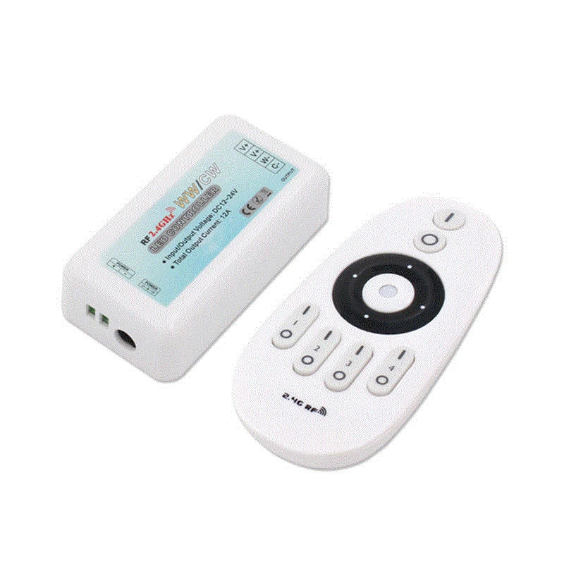 2.4G Radio Frequency Color Temperature Dimmer 4-group Two-color Controller LED Controller Two-color Temperature Light Bar
2.4G Radio Frequency Color Temperature Dimmer 4-group Two-color Controller LED Controller Two-color Temperature Light Bar