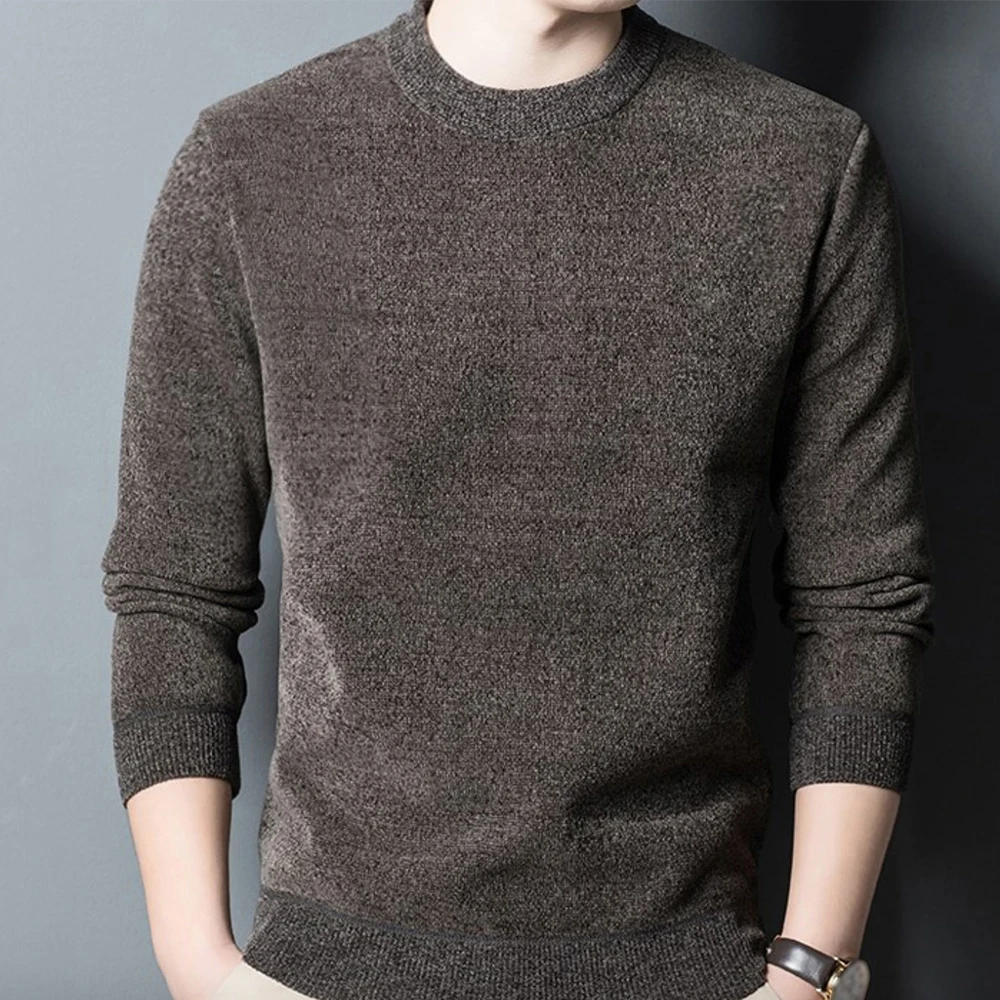 Fashion Men's Winter Warm Fleece Thick Knitted Pullovers Long Sleeve Solid Color Sweater Sweatshirt Tops Clothing For Man
Fashion Men's Winter Warm Fleece Thick Knitted Pullovers Long Sleeve Solid Color Sweater Sweatshirt Tops Clothing For Man