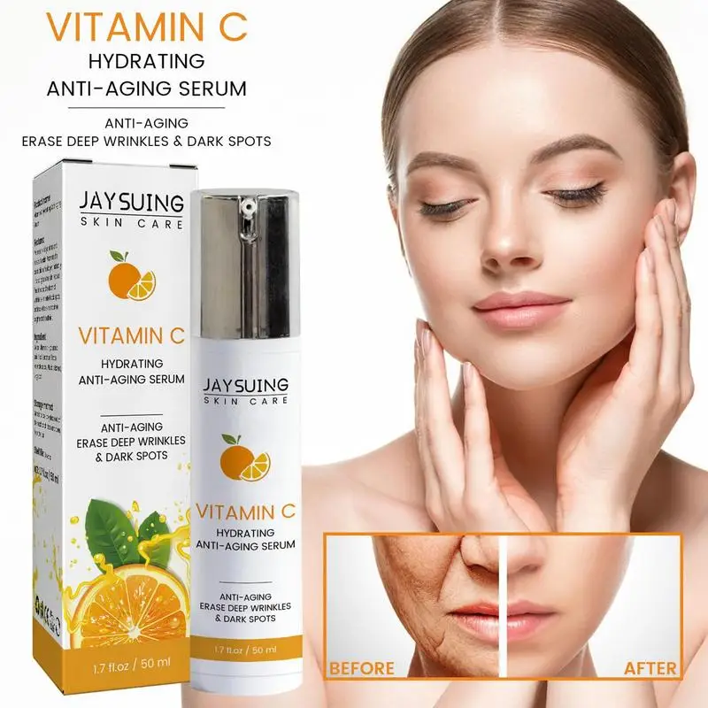 Vitamin C Serum 50ml Whitening Anti Aging Facial Moisturizer Scar Spot Acne Pimple Dark Circle Removing Essence Korean Skin Care
Vitamin C Serum 50ml Whitening Anti Aging Facial Moisturizer Scar Spot Acne Pimple Dark Circle Removing Essence Korean Skin Care