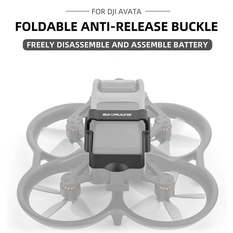 Battery Protection Cover For DJI Avata Foldable Anti-release Buckle Fixer Holder Battery Clip Holder Camera Drone Accessories
Battery Protection Cover For DJI Avata Foldable Anti-release Buckle Fixer Holder Battery Clip Holder Camera Drone Accessories