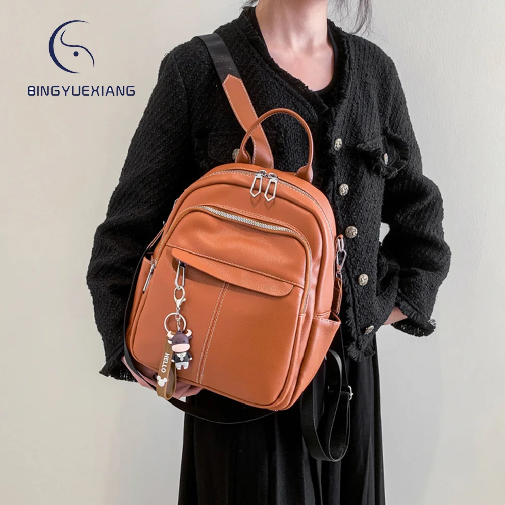 2023 New Luxury Designer Women's Backpack Fashion High Quality Leather Ladies Anti Theft Backpack Solid Color Women Travel Bags
2023 New Luxury Designer Women's Backpack Fashion High Quality Leather Ladies Anti Theft Backpack Solid Color Women Travel Bags