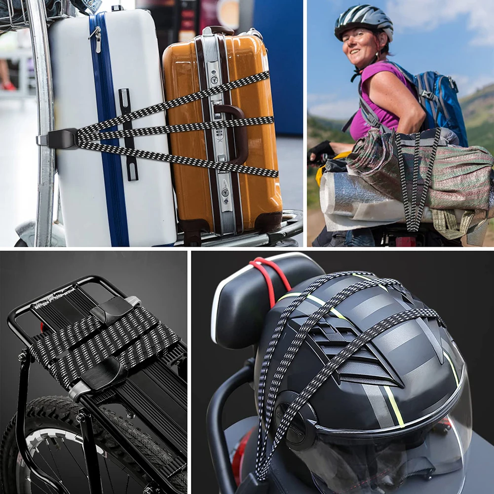 4Pcs Elastic Rope Band Luggage Strap For Bike Motorcycle Helmet Rope Bungee Rope Elastic Strap With 2 Hooks Universal Trim
4Pcs Elastic Rope Band Luggage Strap For Bike Motorcycle Helmet Rope Bungee Rope Elastic Strap With 2 Hooks Universal Trim