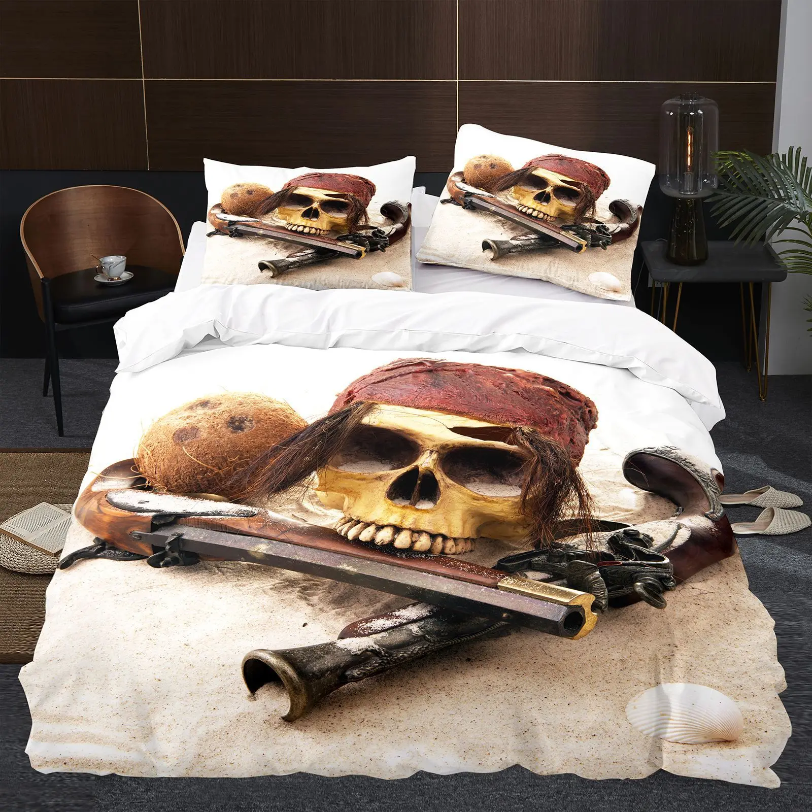 

Housse de couette Sugar Skull одеяло комплект постельного белья с рисунком черепа тематическое одеяло для детей мальчиков девочек подростков 3 шт.