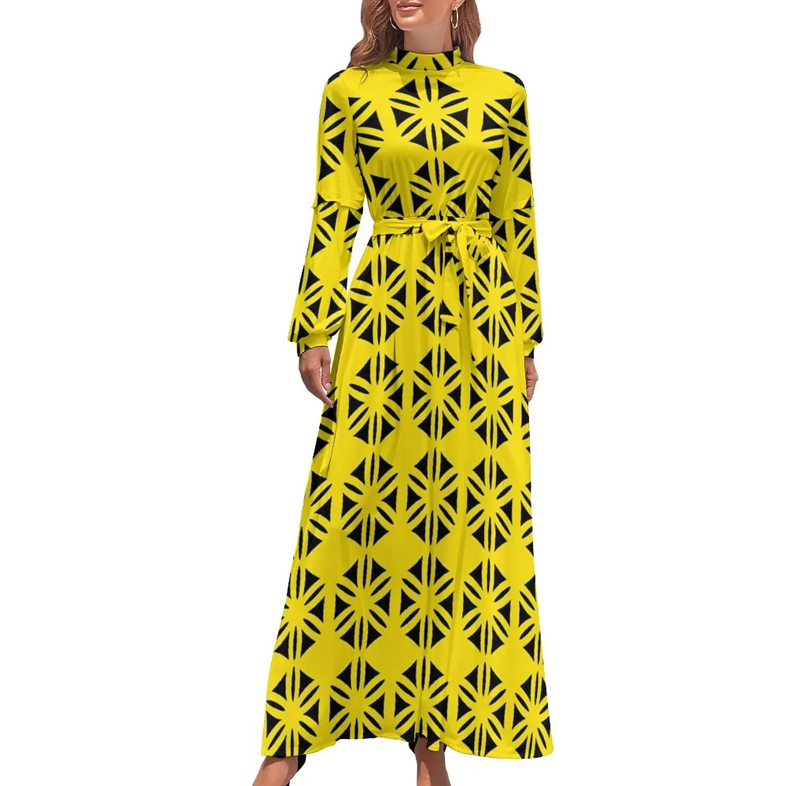 Geo Print Dress Long Sleeve Abstract Flower Party Maxi Dress High Waist Casual Printed Bohemia Long Dresses Birthday Gift
Geo Print Dress Long Sleeve Abstract Flower Party Maxi Dress High Waist Casual Printed Bohemia Long Dresses Birthday Gift