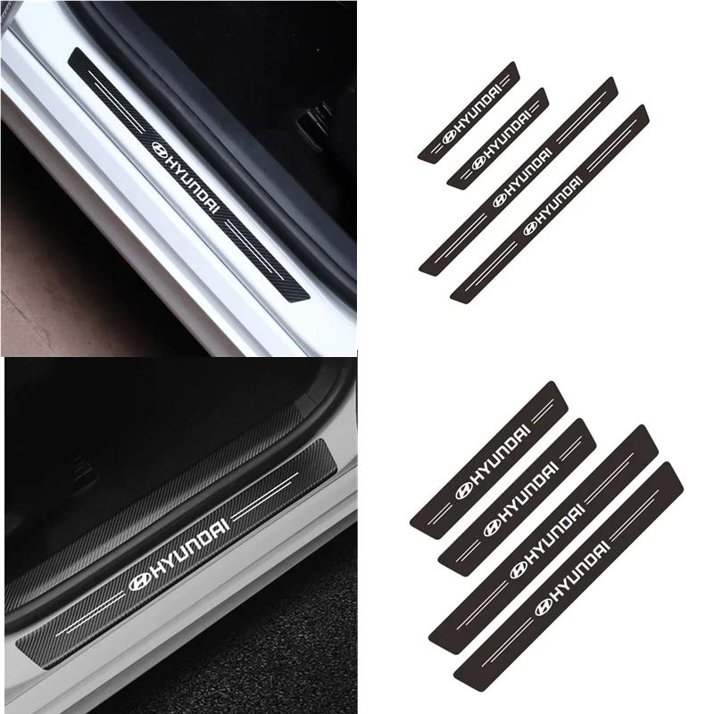 Car-Styling 4PCS Carbon Fiber Door Sill Carbon Fiber Sticker Decals For Hyundai Santa Sonata Solaris Azera Creta I30 Ix25 Elant
Car-Styling 4PCS Carbon Fiber Door Sill Carbon Fiber Sticker Decals For Hyundai Santa Sonata Solaris Azera Creta I30 Ix25 Elant