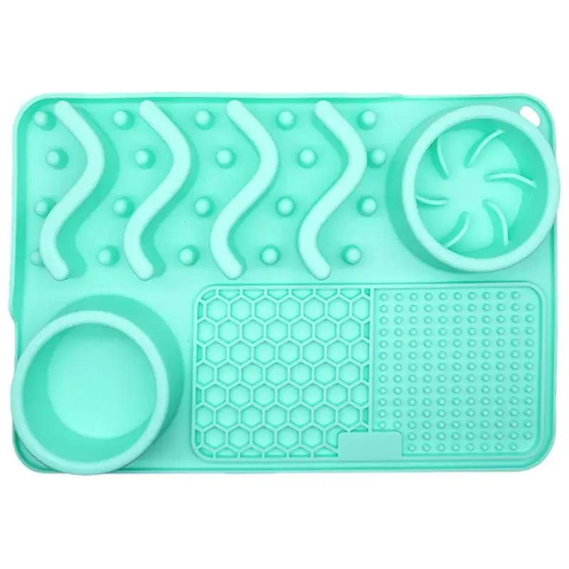Pet Licking Mat Multifunctional Pet Lick Mat Slow Feeder Licking Mat Pets Bathing Grooming Training Calming Mat
Pet Licking Mat Multifunctional Pet Lick Mat Slow Feeder Licking Mat Pets Bathing Grooming Training Calming Mat