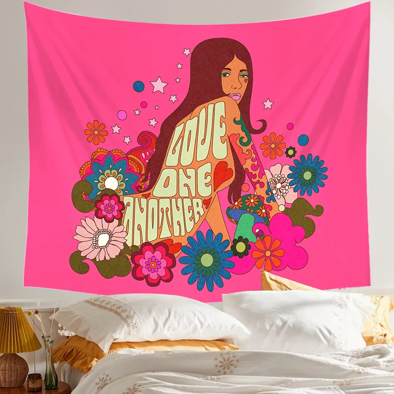 80S Vintage Wall Tapestry Hanging Decor for Girls Dorm Psychedelic Hanging Trippy Room Decor Aesthetic Tapestry Wall Covering
80S Vintage Wall Tapestry Hanging Decor for Girls Dorm Psychedelic Hanging Trippy Room Decor Aesthetic Tapestry Wall Covering