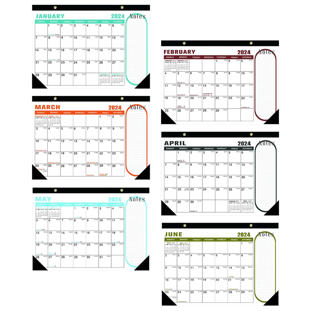 

Ежедневные подвесные настольные календари для дома и офиса, ежемесячная бумажная настенная прозрачная печатная декорация для дома