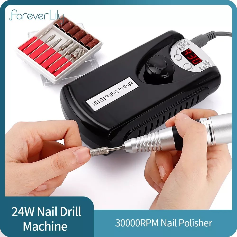 Electric Nail Drill Set 30000RPM Rechargeable Nail Polishing Machine Pen Handpiece Dead Skin Removal Tool Milling Cutter
Electric Nail Drill Set 30000RPM Rechargeable Nail Polishing Machine Pen Handpiece Dead Skin Removal Tool Milling Cutter
