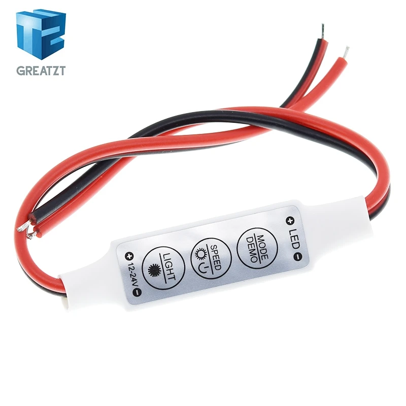 Диммер для светодиодной ленты GREATZT
Диммер для светодиодной ленты GREATZT