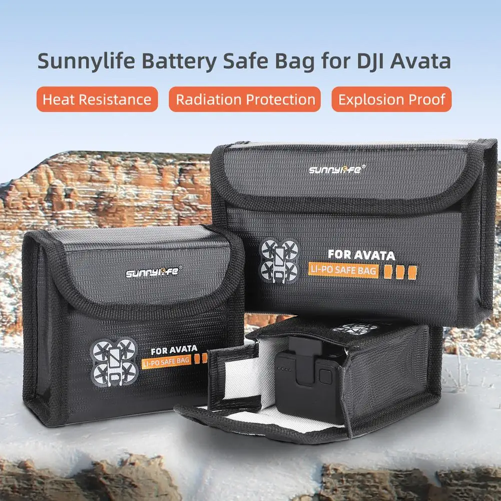 Fireproof Lithium Battery Explosion-proof Safety Bag For DJI Avata Flame Travel Storage Bag Retardant Storage Pouch Accessories
Fireproof Lithium Battery Explosion-proof Safety Bag For DJI Avata Flame Travel Storage Bag Retardant Storage Pouch Accessories
