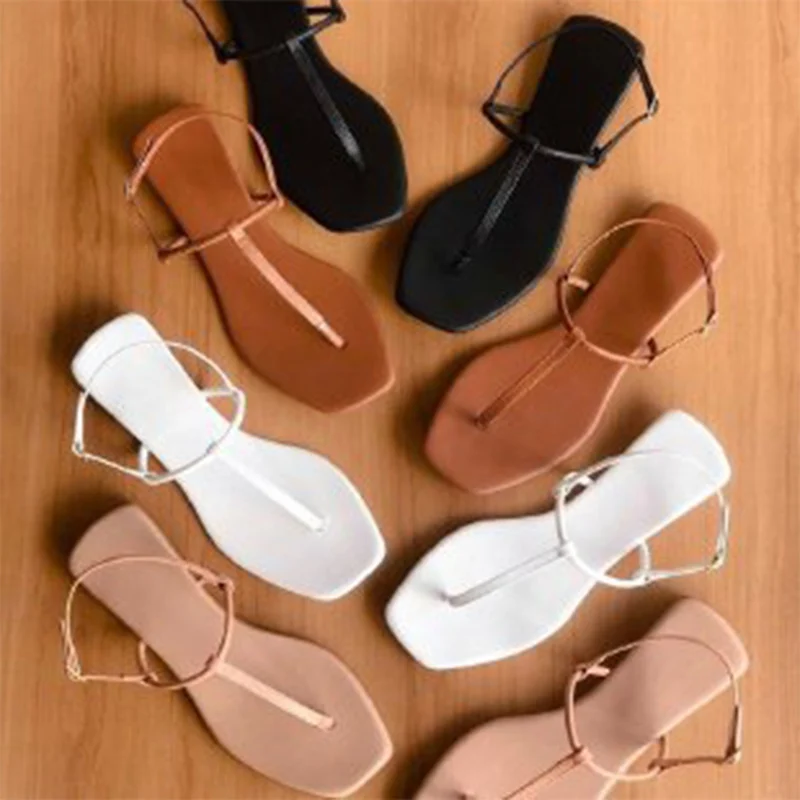 2022 New Summer Fashion Ladies Sandals Solid Square Toe Ankle Strap Buckle Simple Flat Women Pinched Toes Shoes
2022 New Summer Fashion Ladies Sandals Solid Square Toe Ankle Strap Buckle Simple Flat Women Pinched Toes Shoes