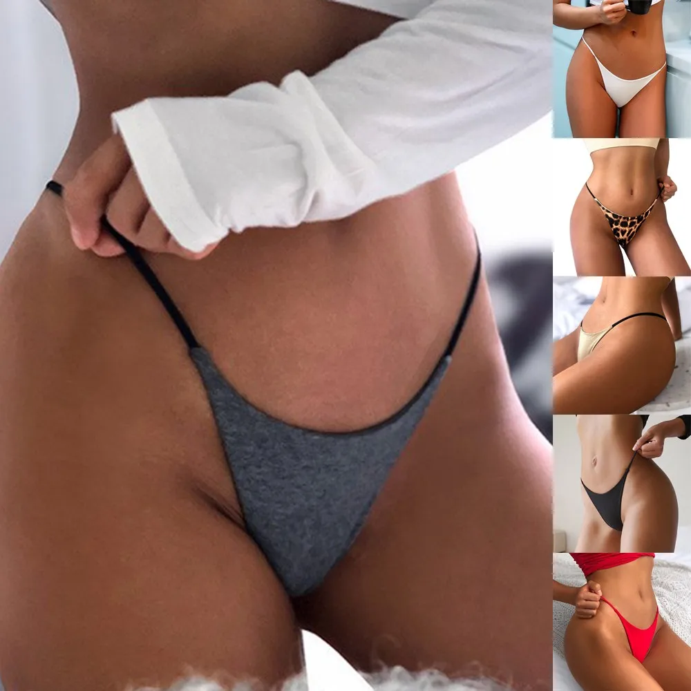 Womens Sexy Lingerie Panties Knickers Low Waist Solid Briefs G-string Butt-lift Thong Breathable Underwear Leopard Print Bikini
Womens Sexy Lingerie Panties Knickers Low Waist Solid Briefs G-string Butt-lift Thong Breathable Underwear Leopard Print Bikini