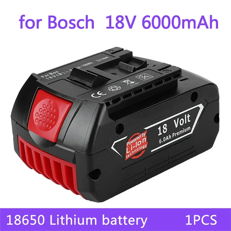 

Special offer 18V Battery 6.0Ah For Bosch Electric Drill 18 V Rechargeable Li-ion Batteryies BAT609 BAT609G BAT618 BAT618G