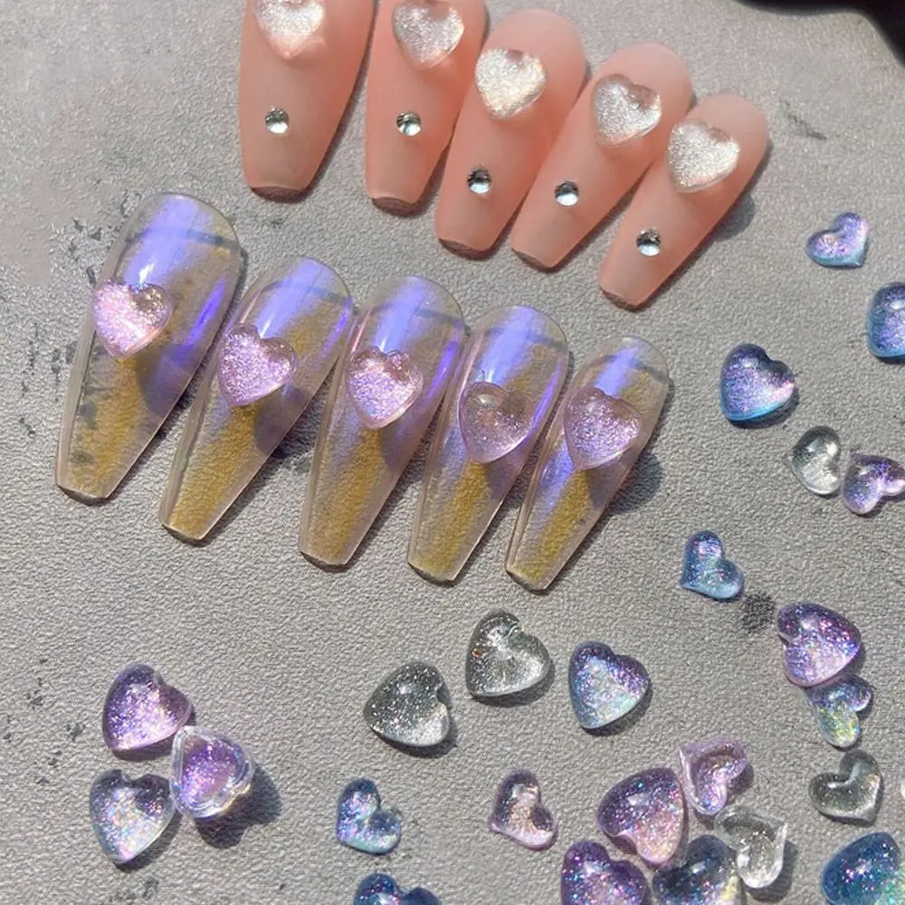 Fantasy Color Love Heart Nail Art Charms Women Aurora Symphony Heart Nail Art Rhinestone DIY Resin Decorations Manicure Tools
Fantasy Color Love Heart Nail Art Charms Women Aurora Symphony Heart Nail Art Rhinestone DIY Resin Decorations Manicure Tools