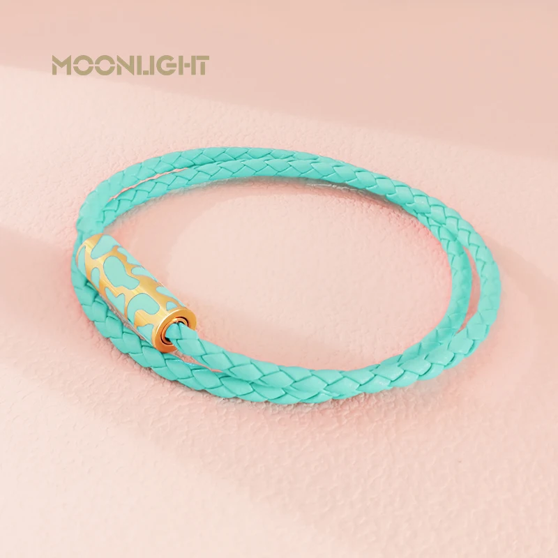 New Fashion Double Layer Braided Leather Bracelet for Women Stainless Steel Leopard Print Bracelet 12 Colors Birthday Party Gift
New Fashion Double Layer Braided Leather Bracelet for Women Stainless Steel Leopard Print Bracelet 12 Colors Birthday Party Gift
