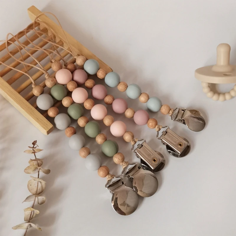 Baby Pacifier Clip Anti-drop Silicone Bead Chain Heart Shape Clip Crib Hanging Pendant Infant Nipple Clip Soother Chain
Baby Pacifier Clip Anti-drop Silicone Bead Chain Heart Shape Clip Crib Hanging Pendant Infant Nipple Clip Soother Chain
