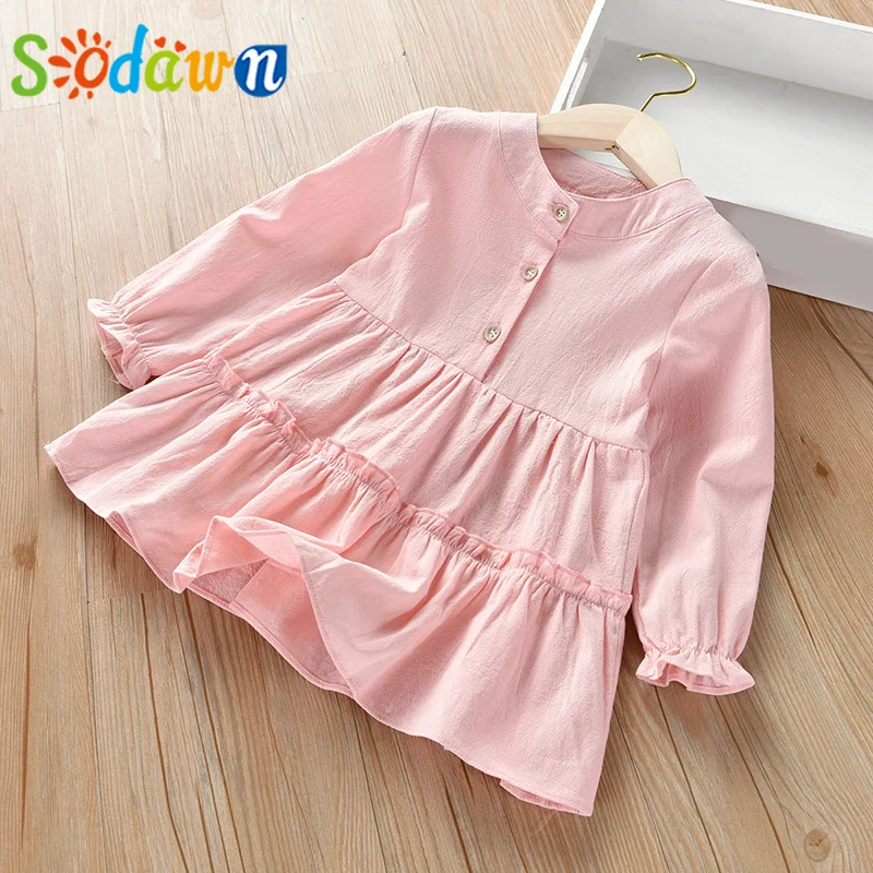 Sodawn Long Sleeve Solid White Casual Dress Kid Clothes Children Clothes Girl Kid's Dress For 2-6 Years
Sodawn Long Sleeve Solid White Casual Dress Kid Clothes Children Clothes Girl Kid's Dress For 2-6 Years